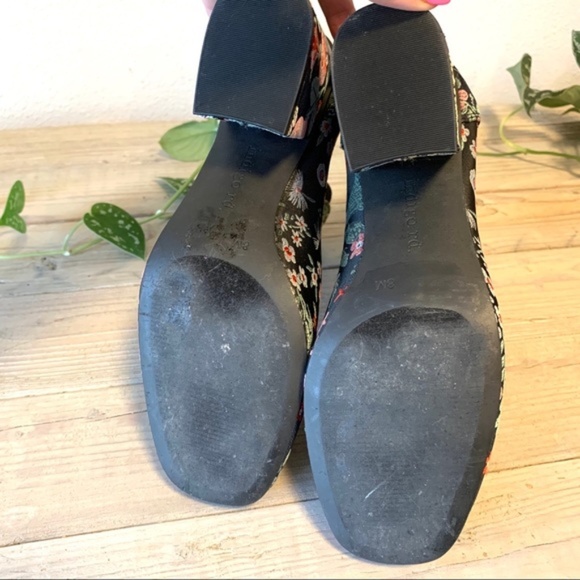 Indigo Rd Block Heel Embroidered Ankle Booties - Picture 6 of 6